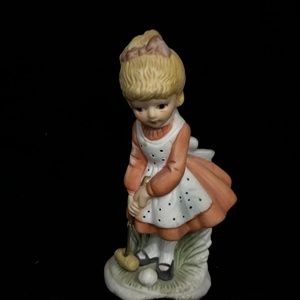 Dan Brechner,  Royal Coronet, Porcelain figurine of Girl